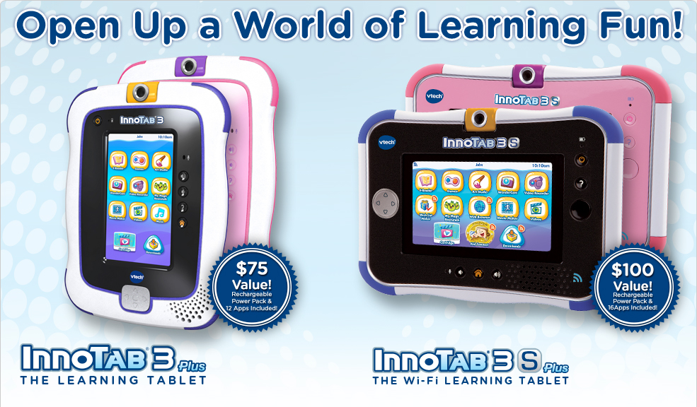 InnoTab3 Plus, InnoTab3S Plus. Open up a world of learning Fun!