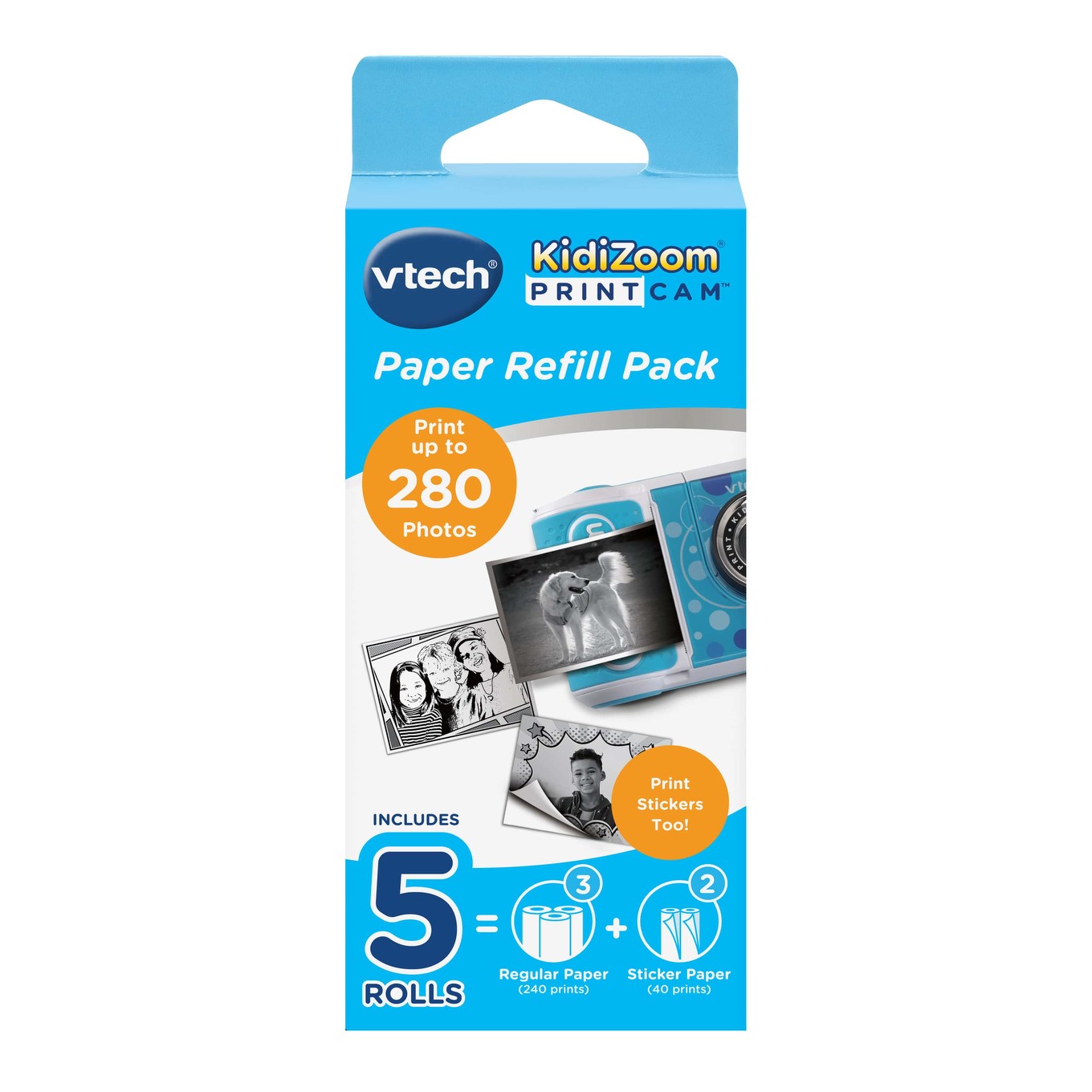 Lot de 6 rouleaux de papier d'impression pour enfants - Sans BPA -  Fonctionne avec MiniBEAR, VTech