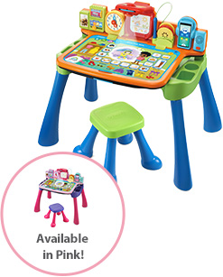 New! Get Ready for School Learning Desk. Also available in pink.