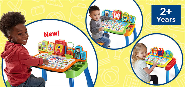 New! Get Ready for School Learning Desk, Explore & Write Activity Desk, Touch & Learn Activity Desk Deluxe for ages 2 years and older